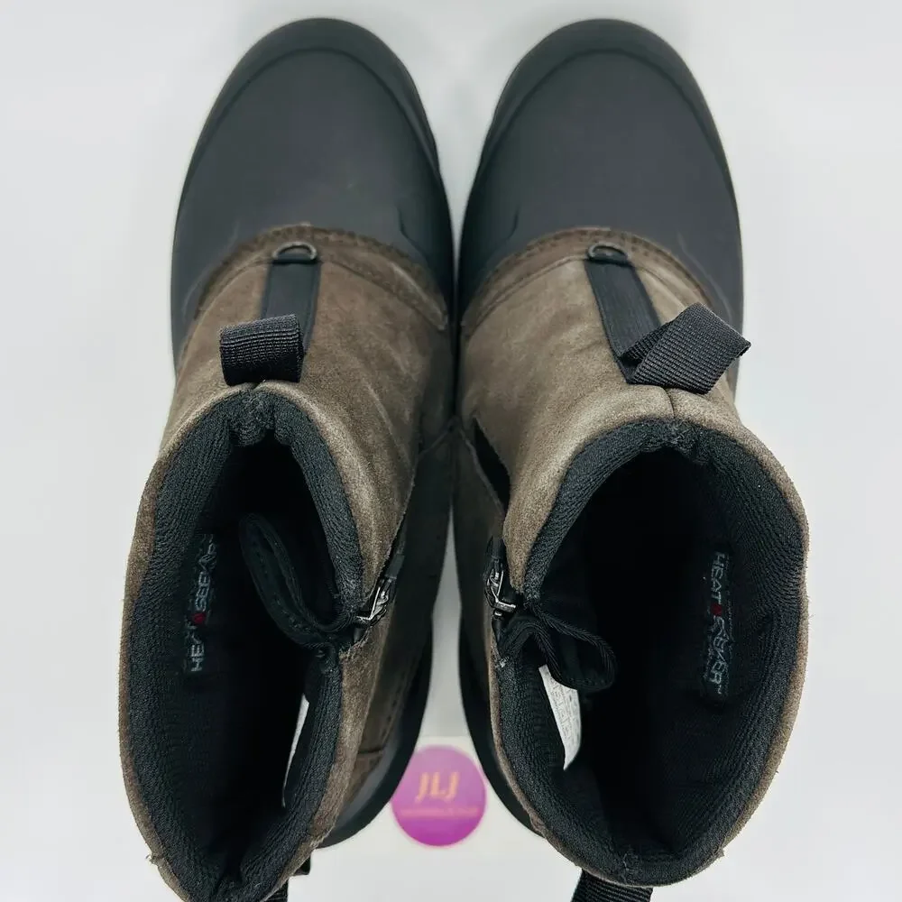 The North Face Mens Chilkat V Zip Waterproof Boots Coffee Brown NF0A5LW4 Size 14